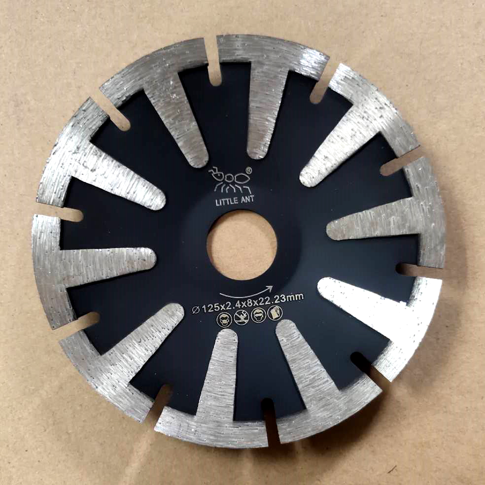 Konkave T -Segment -Klinge 125 mm (4)