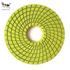 Kleine Ameise 180 mm 7 Zoll Harz Polishing Pads Spirl nass wahre Farbe für technische Stein