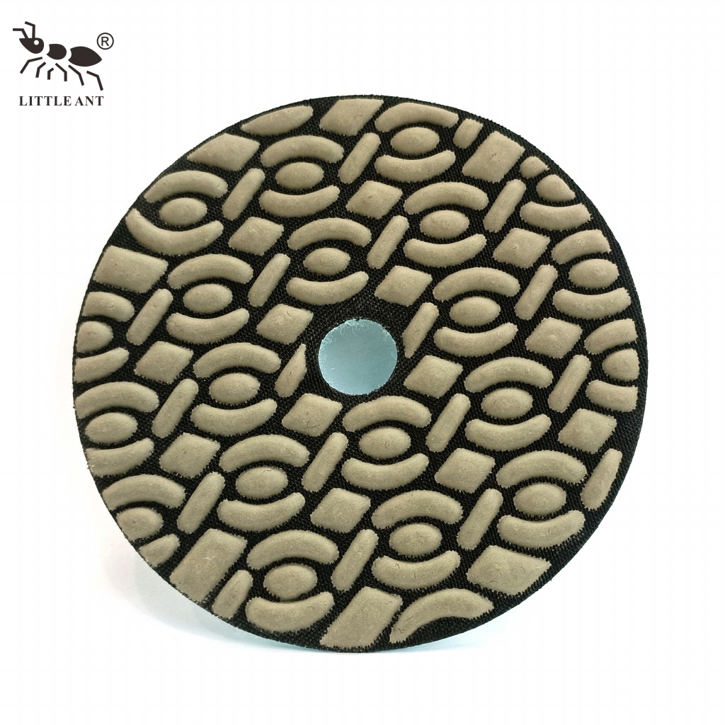Kleine Ameise 4 Zoll 100 mm trockenes Polierpad für Sandstein Granit Marmor Terrazzo Quarz