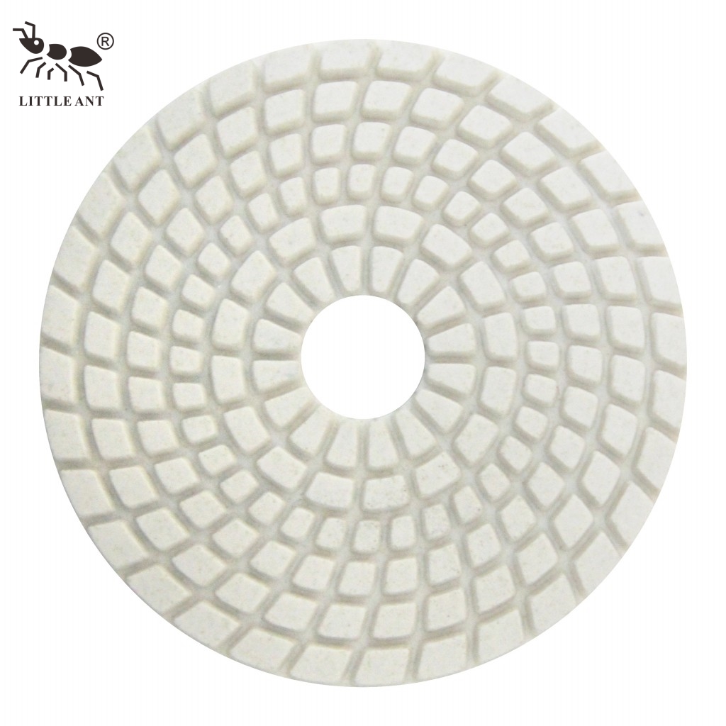 Little Ameise Hot Best Spirl Fass Polishing Pad 4 Zoll 100 mm weniger Staub für Betonstein