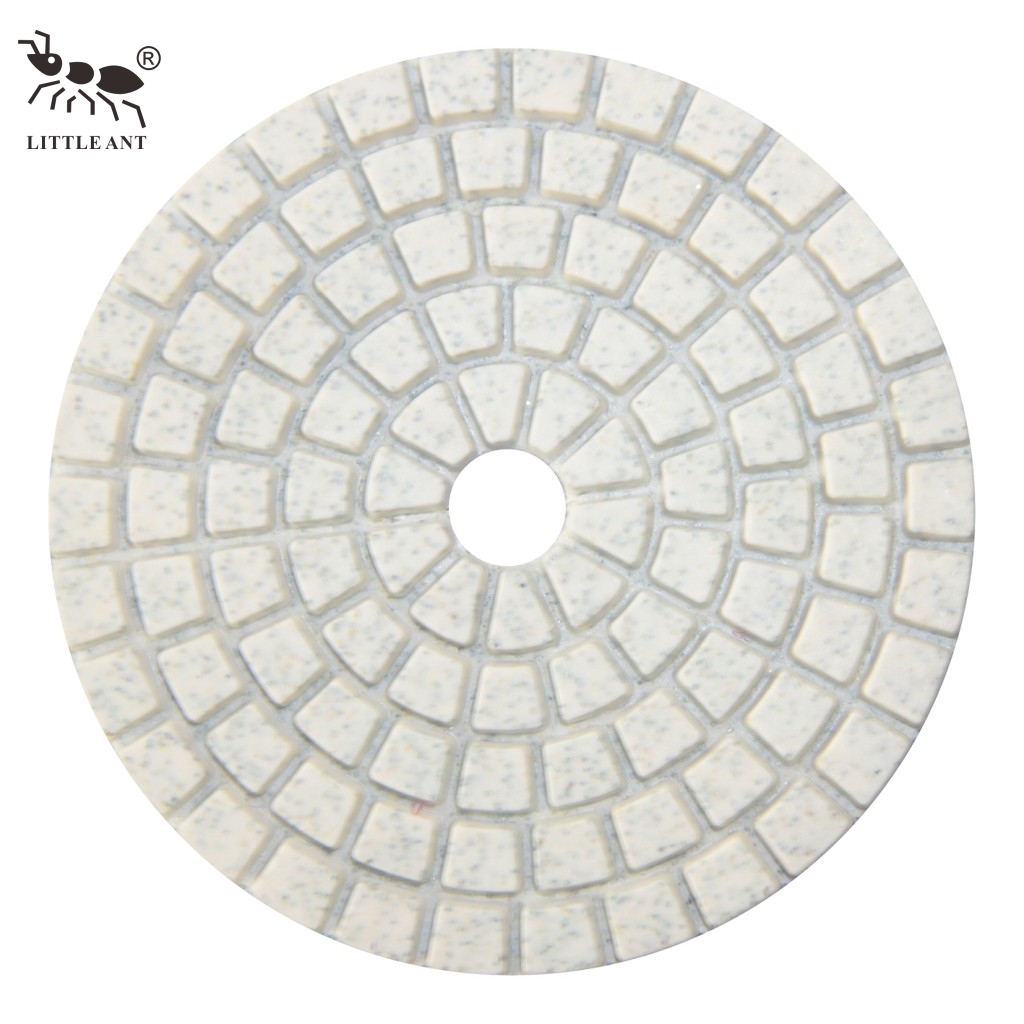 Little Ameise Bestseller Square Nass Polishing Pad 3 "4" 5 "6" 8 "Zoll weniger Staub für Betonstein