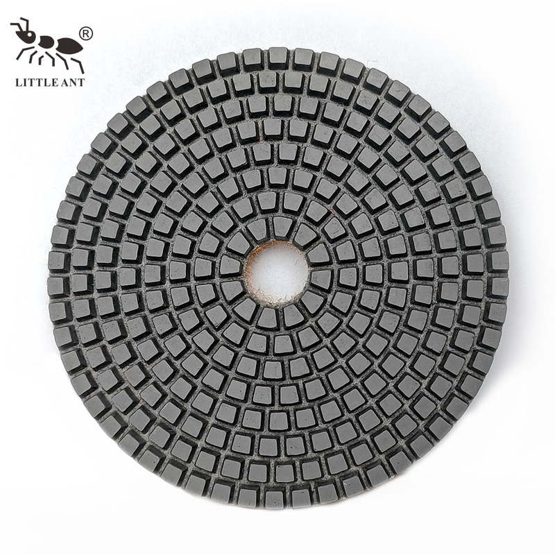 Little ANT Super Soft Ultra flexible Hybrid trocken oder nasse Polierpolster 4 Zoll für Quarzmarmor Granit Terazzo Porzellan