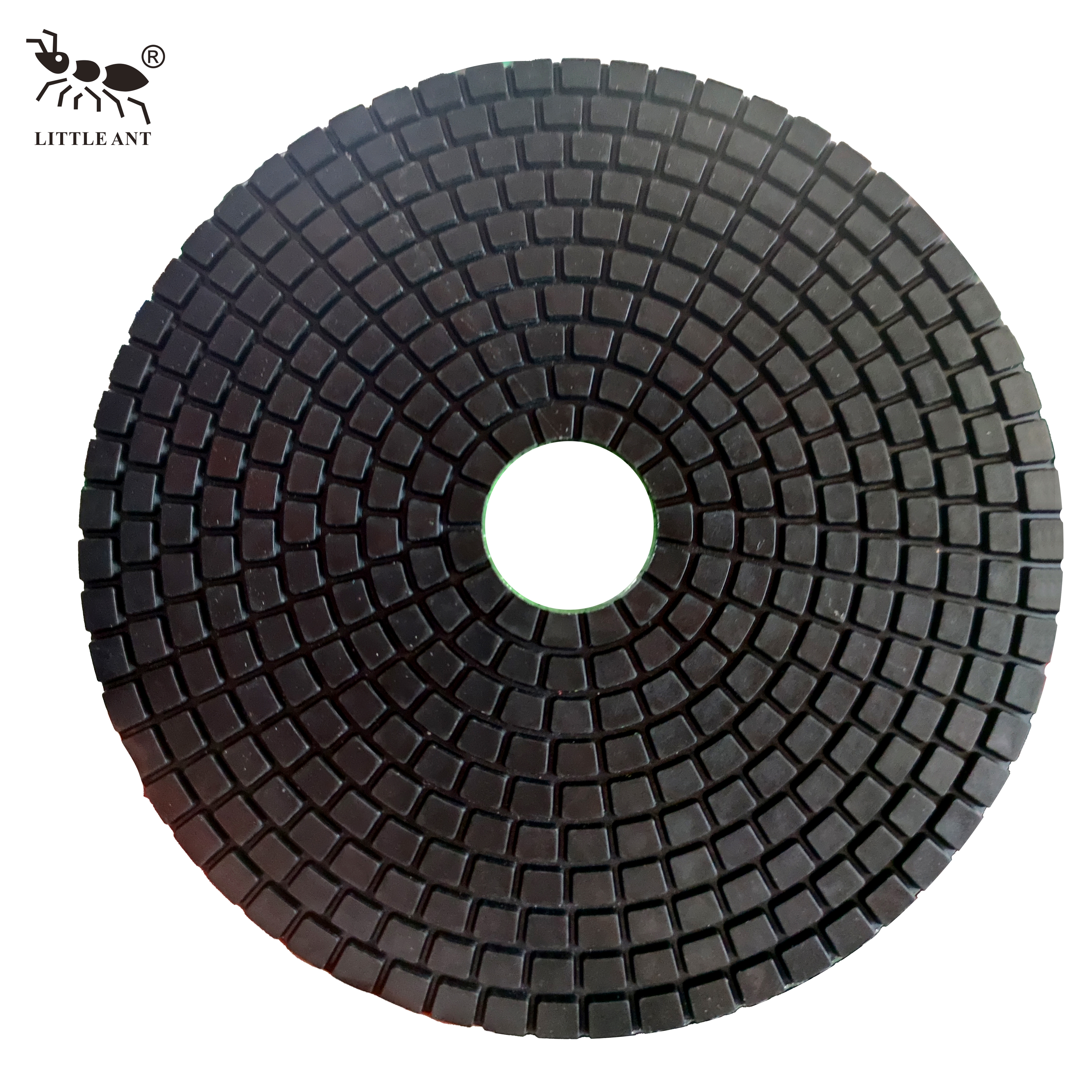 Kleine Ameise 230 mm 9 -Zoll -Harzbodenpolierkissen großes Loch für Beton Granit Marmor Terrazzo Quarz