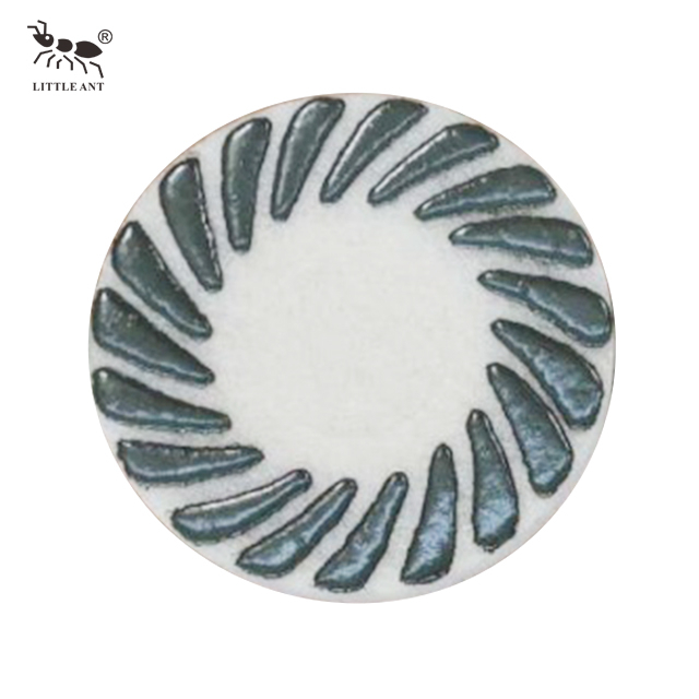 Wassertropfen-Spiral-Trockenpolierpad für Marmor-Granit-Handpolierer, tragbare Schleifmaschine