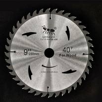9 Zoll 40 Zähne TCT Holz schneidend kreisförmiger Sägeblatt
