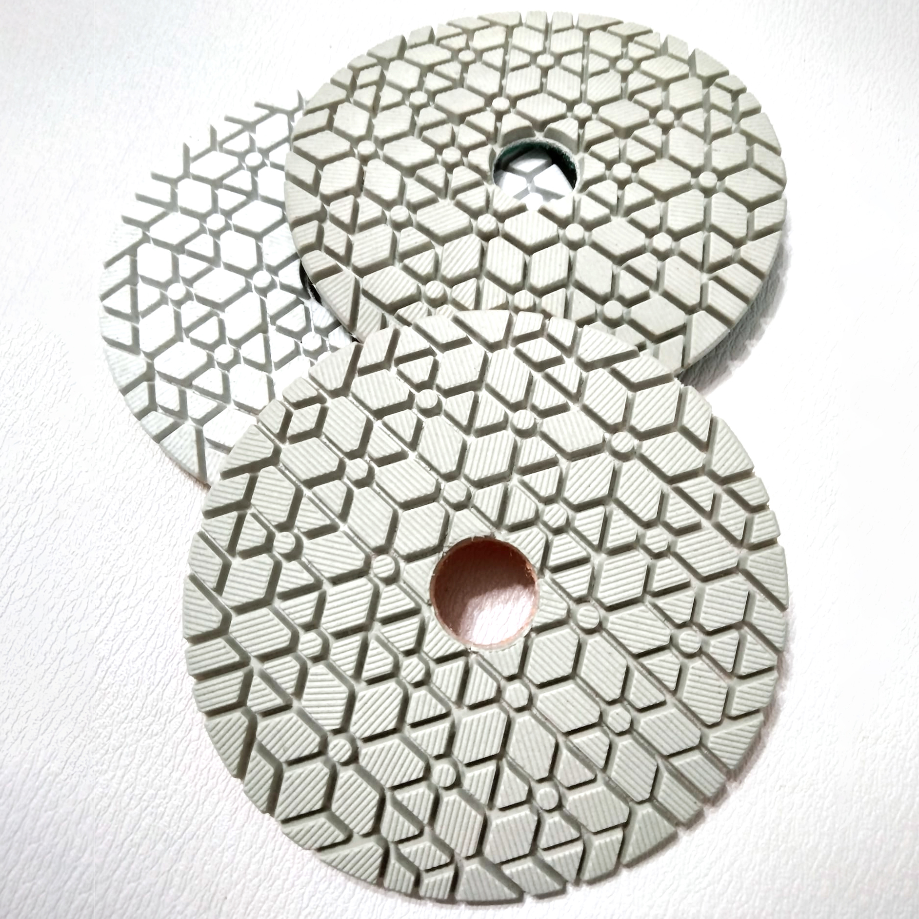Little Ameise 3 Stufen Säule Diamant Nasspolierkissen flexibel für Stein Marmor Granit Terrazzo -Kalkstein Beton Beton