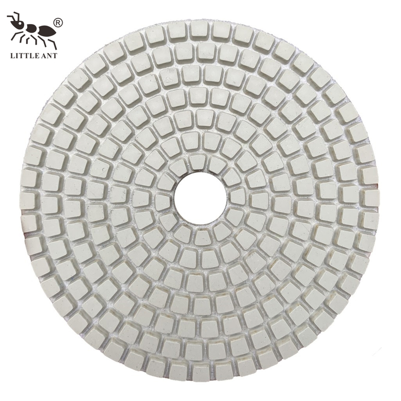 Little Ameise Bestseller Square Nass Polishing Pad 3 "4" 5 "6" 8 "Zoll weniger Staub für Betonstein