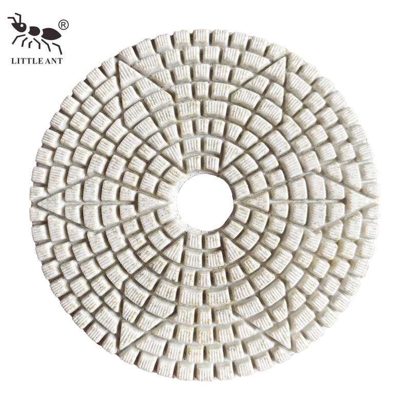 Kleine Ameise 3-Schritte- und 5-Schritte Super Flexible Diamant Nasspads Scharfe Polieren schöner Glanz für Steinmarmorgranit