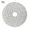 Kleine Ameise 3 oder 4 Stufen Blumenmodell Diamant Nasspolierkissen flexibel für Steinmarmor Granit Terrazzo -Kalkstein Beton Beton