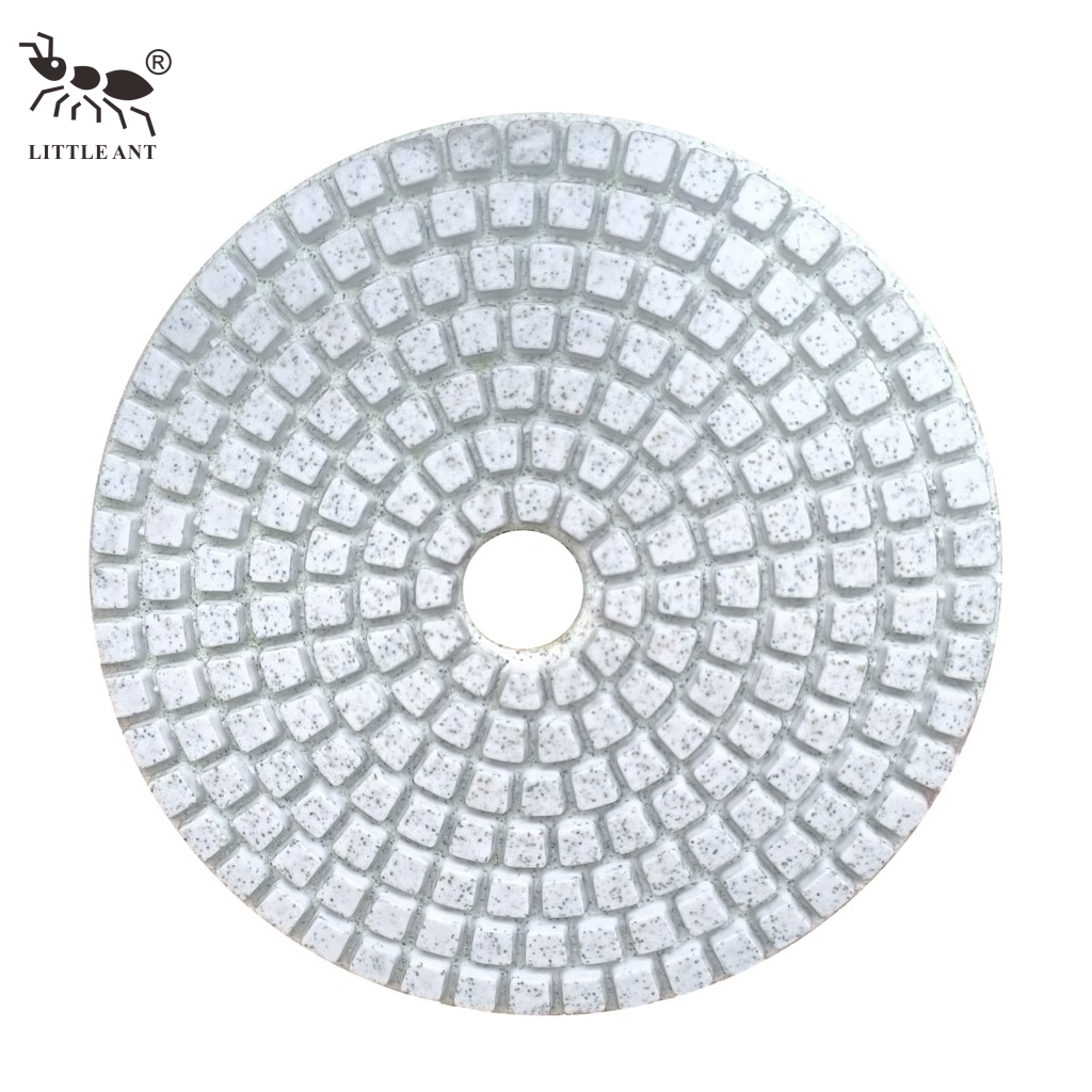 Little Ameise Bestseller Square Nass Polishing Pad 3 "4" 5 "6" 8 "Zoll weniger Staub für Betonstein