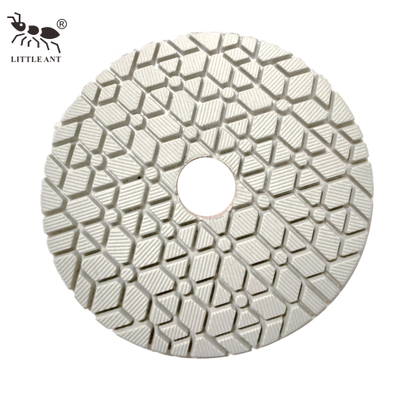 Little Ameise 3 Stufen Säule Diamant Nasspolierkissen flexibel für Stein Marmor Granit Terrazzo -Kalkstein Beton Beton